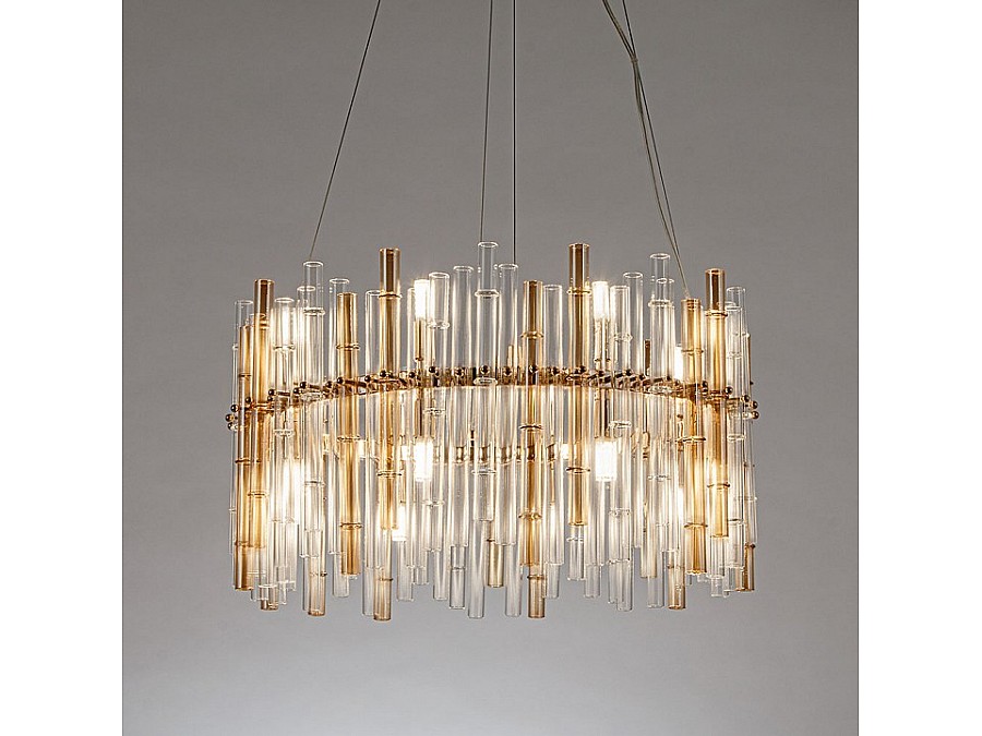 Подвесной светильник Arte Lamp Crystalla A4111LM-16GO