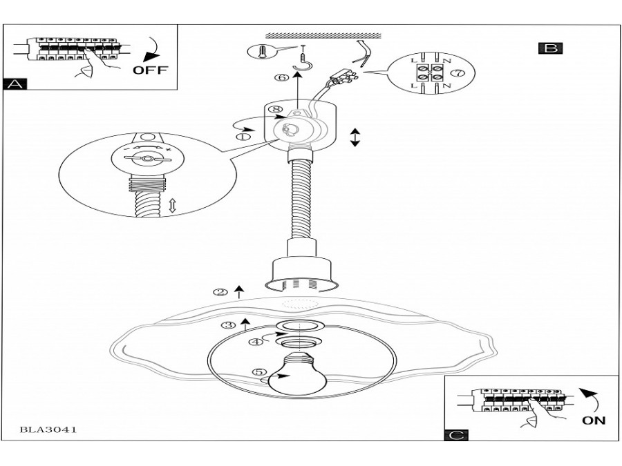 Подвесной светильник Eglo Vetro 3041