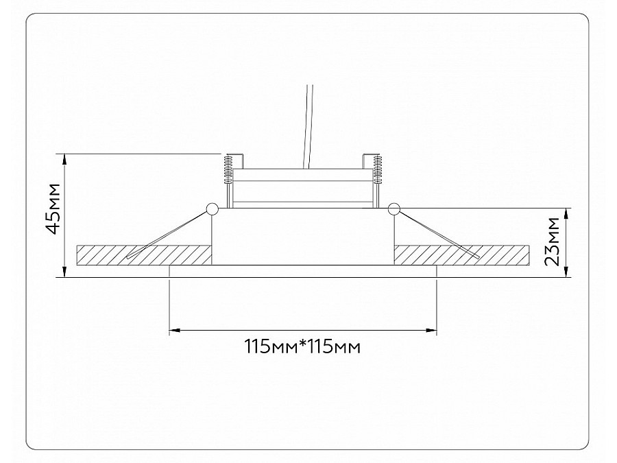 Встраиваемый светильник Ambrella Light TN TN51916