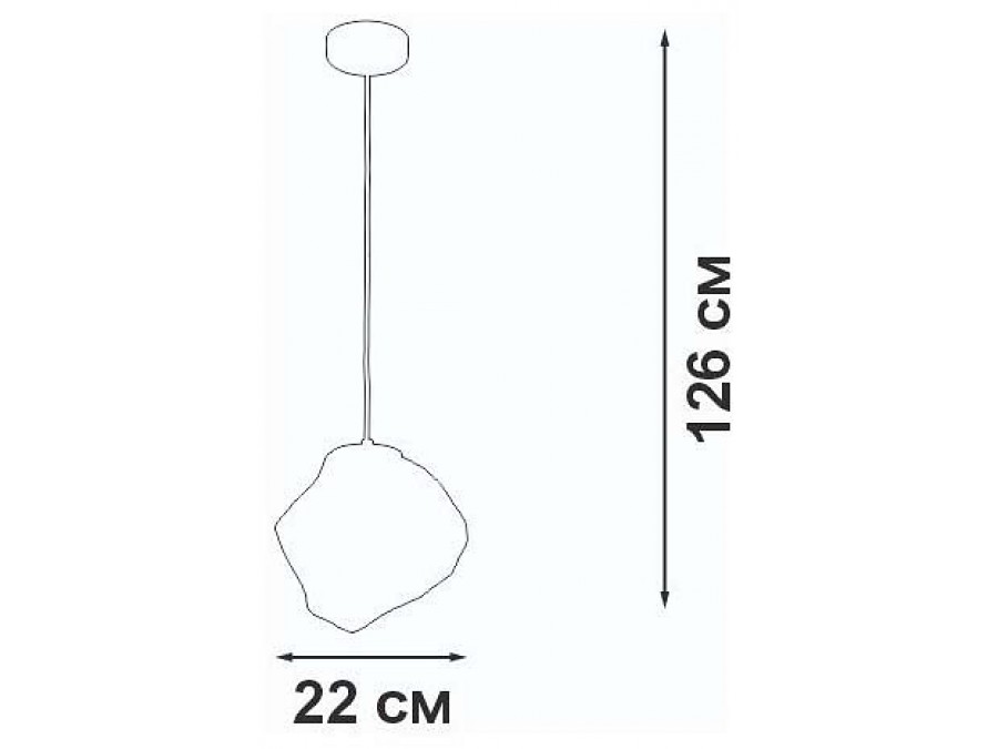 Подвесной светильник Vitaluce V2736 V2736-1/1S