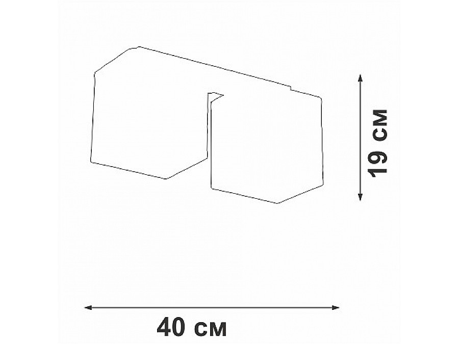 Накладной светильник Vitaluce V2879 V2879-1/2PL