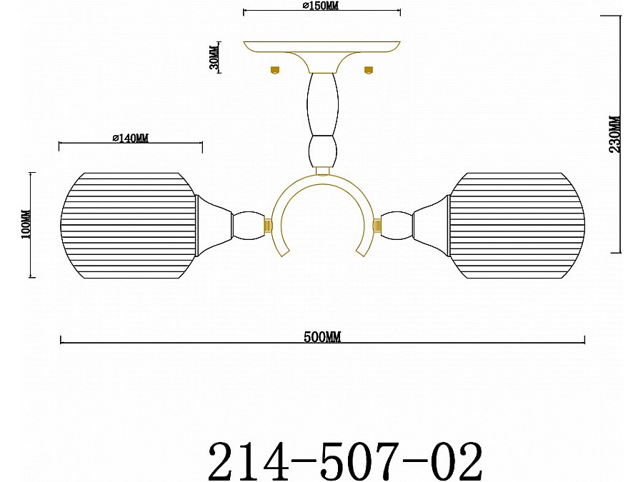 Светильник на штанге Velante  214-507-02