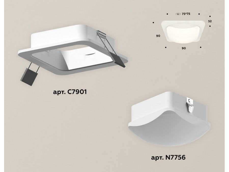 Встраиваемый светильник Ambrella XC XC7901014