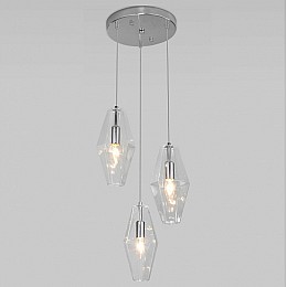 Подвесной светильник Eurosvet Prism 50236/3 прозрачный