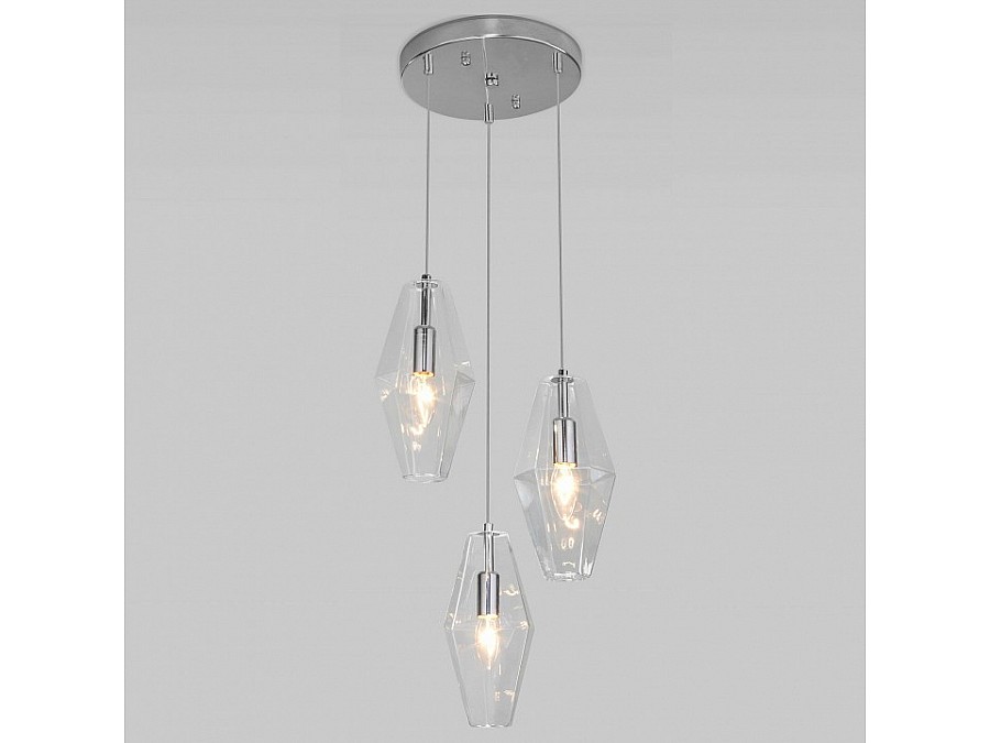 Подвесной светильник Eurosvet Prism 50236/3 прозрачный