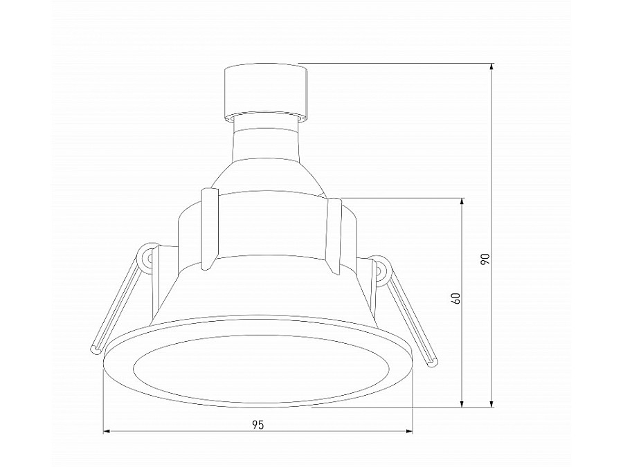 Встраиваемый светильник Elektrostandard Side 25059/01