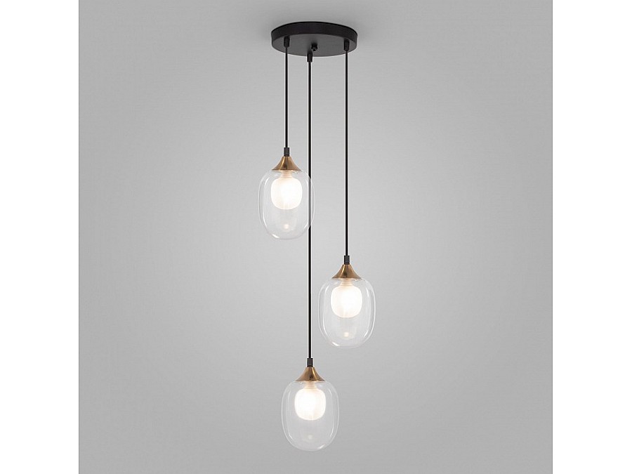 Подвесной светильник Eurosvet Spritz 70216/3 латунь