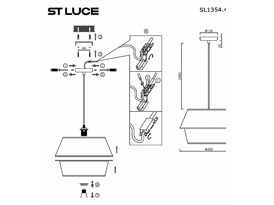 Подвесной светильник ST-Luce Jackie SL1354.413.01