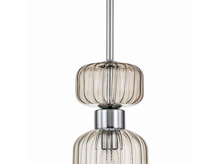 Подвесной светильник Escada Gloss 1141/1S Chrome/Beige