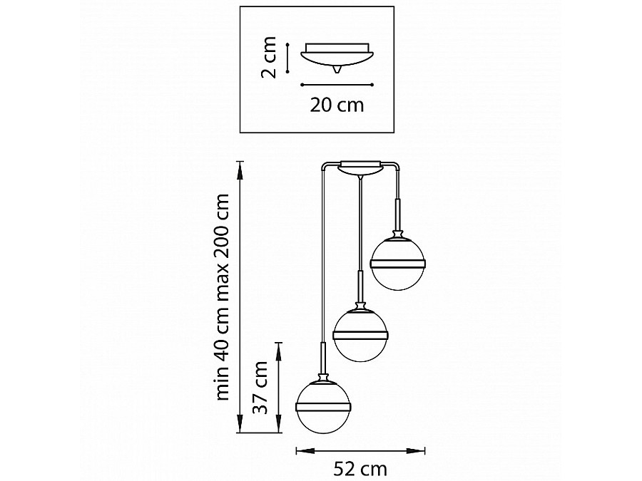 Подвесной светильник Lightstar Globo 813137