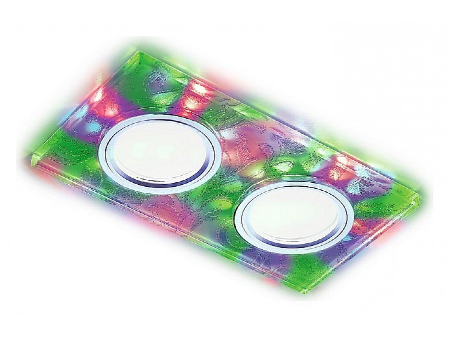 Встраиваемый светильник Ambrella S S234/2 W/CH/M