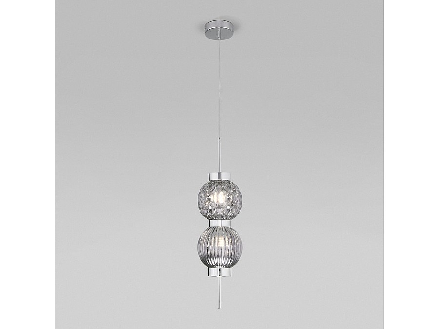 Подвесной светильник Eurosvet Plaza 50186/2 хром