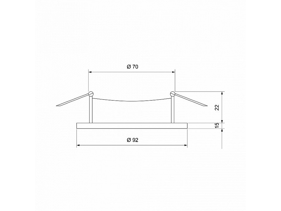 Встраиваемый светильник Elektrostandard 114 MR16 a053344