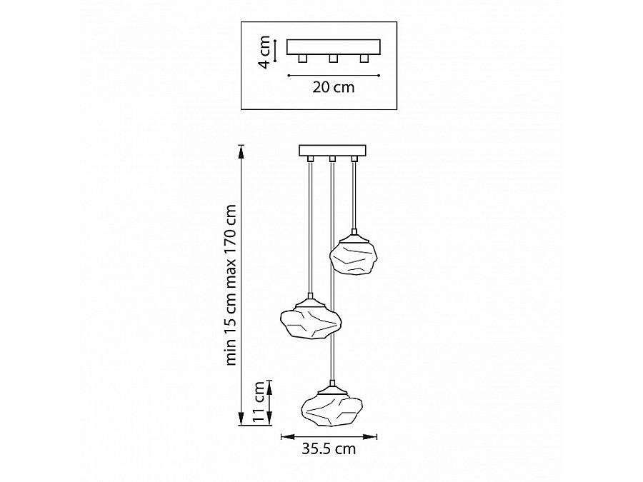 Подвесной светильник Lightstar Meringe 799133
