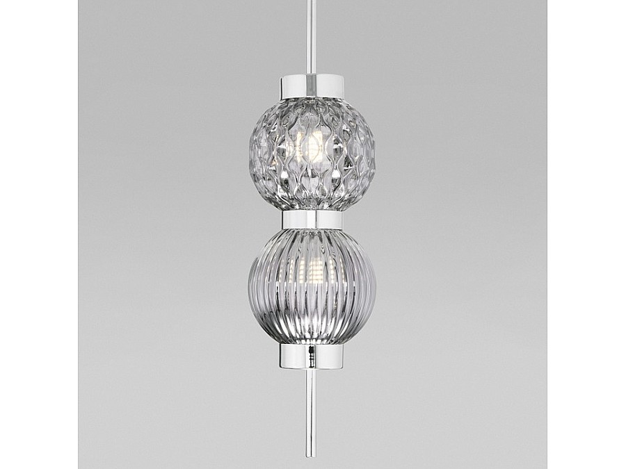 Подвесной светильник Eurosvet Plaza 50186/2 хром