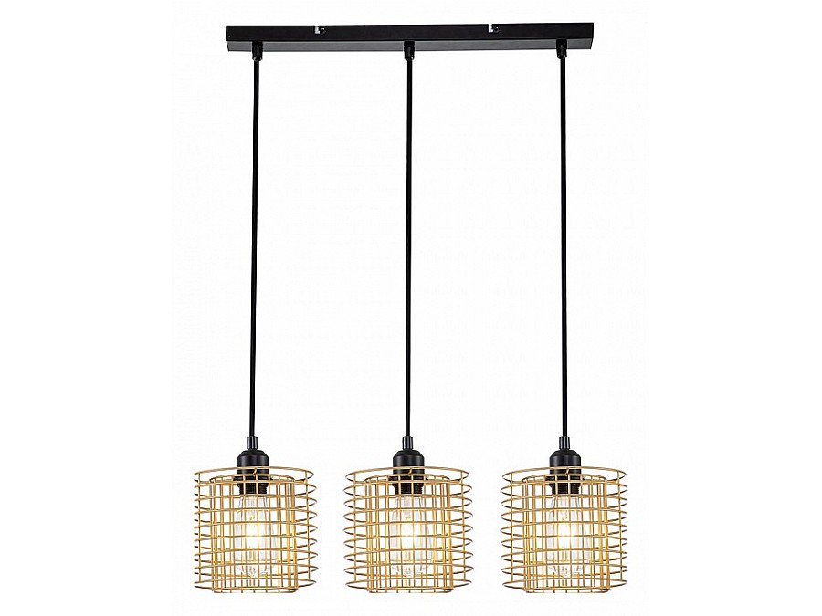 Подвесной светильник Escada Grid 10190/3S Gold