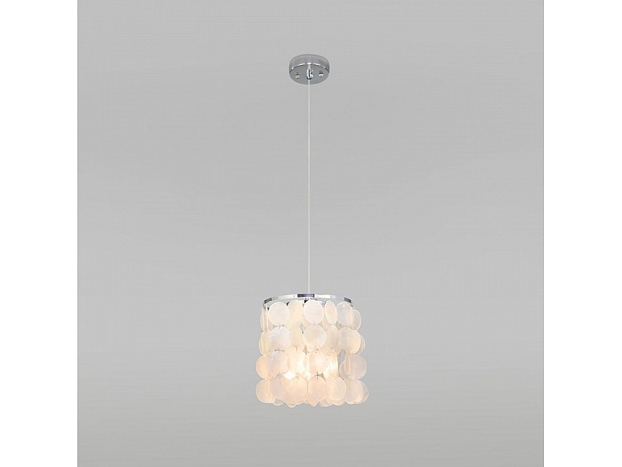 Подвесной светильник Eurosvet Sandra 60185/1 хром/перламутр