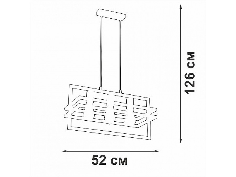 Подвесной светильник Vitaluce V2861 V2861-1/3S