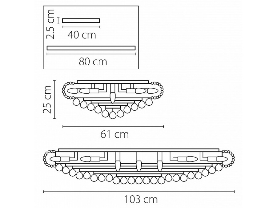 Потолочная люстра Lightstar Monile 704214