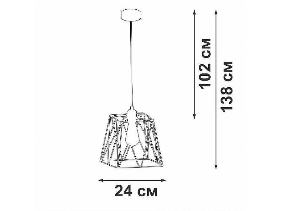 Подвесной светильник Vitaluce V2866 V2866-1/1S