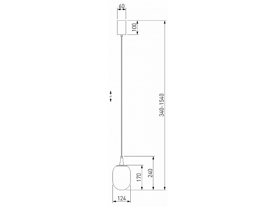 Подвесной светильник Eurosvet Pineapple 50266/1 янтарный