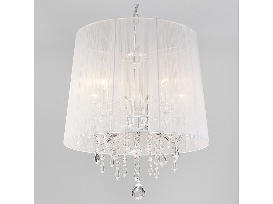 Подвесной светильник Eurosvet Allata 2045/5 хром/белый