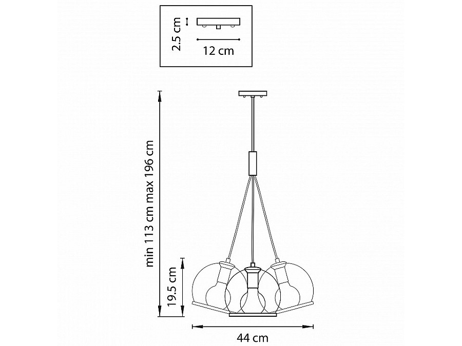 Подвесной светильник Lightstar Sferico 729031