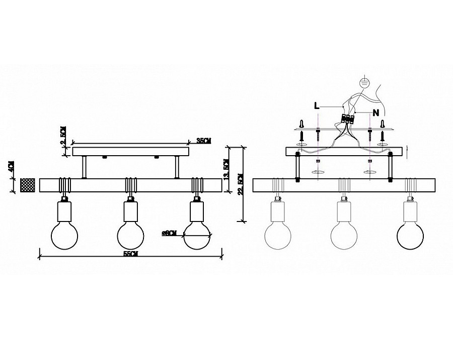 Подвесной светильник EVOLUCE Bagetti SL1142.403.03