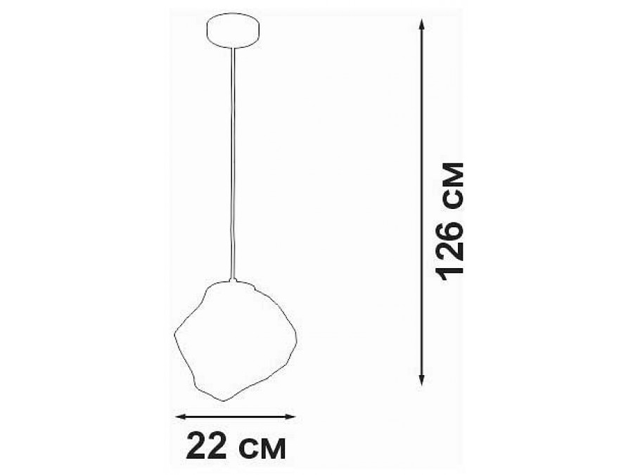 Подвесной светильник Vitaluce V2735 V2735-1/1S