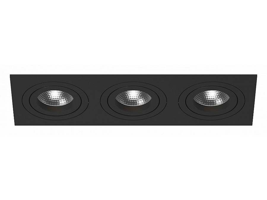 Встраиваемый светильник Lightstar Intero 16 triple quadro i537070707