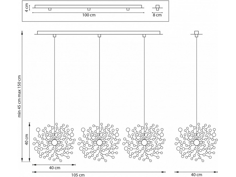 Подвесной светильник Lightstar Extra L3PL721134