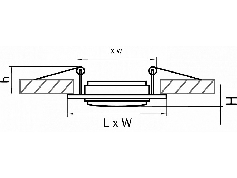 Встраиваемый светильник Lightstar Singo 011601