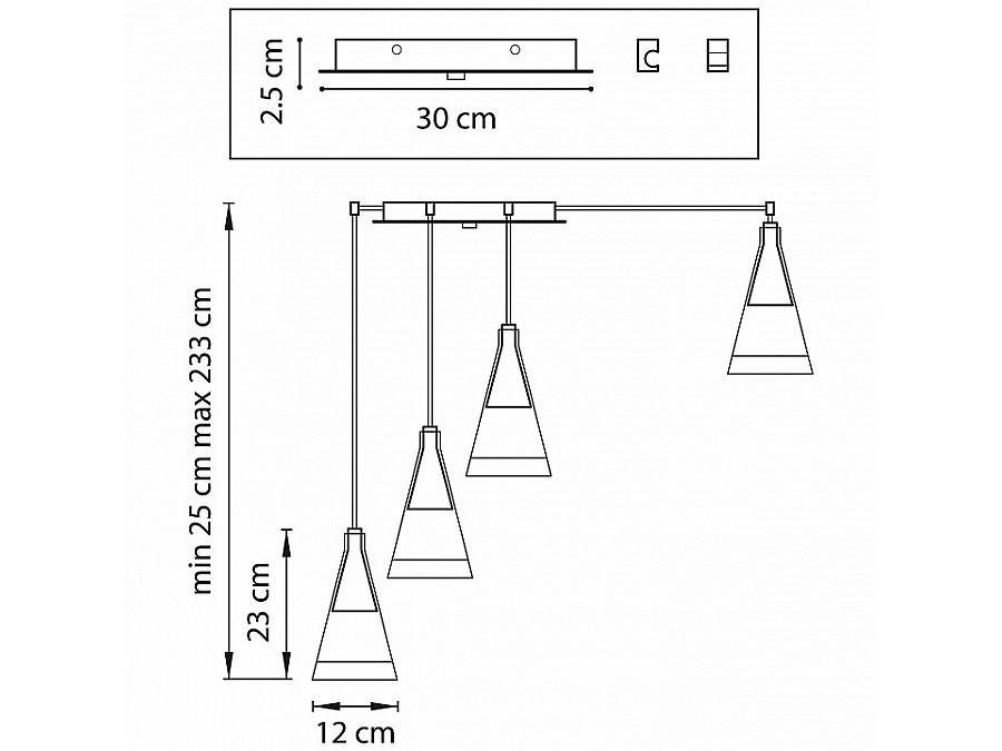 Подвесной светильник Lightstar Cone 757066