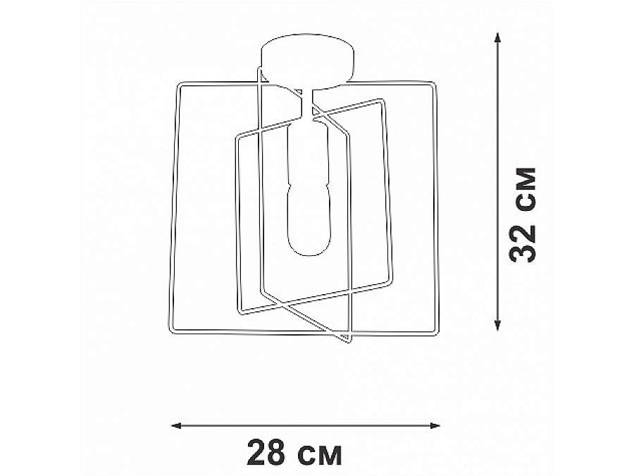 Светильник на штанге Vitaluce V3793 V3793-1/1PL