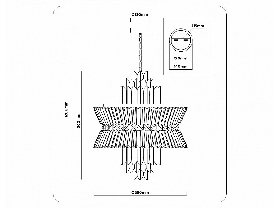 Подвесной светильник Ambrella Light LH LH41017