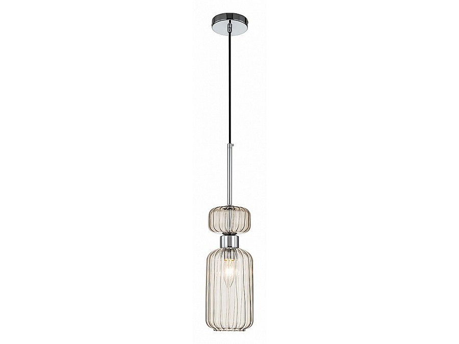 Подвесной светильник Escada Gloss 1141/1S Chrome/Beige