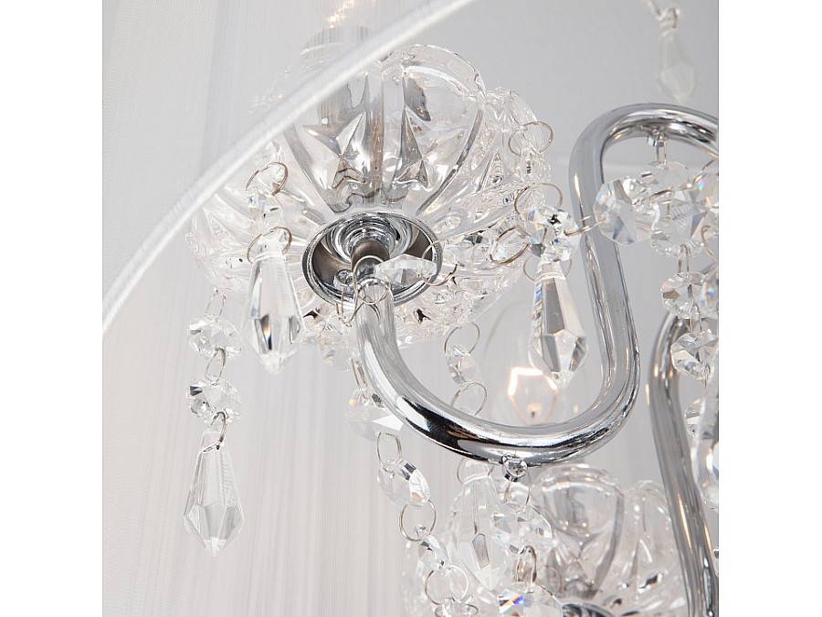 Подвесной светильник Eurosvet Allata 2045/5 хром/белый