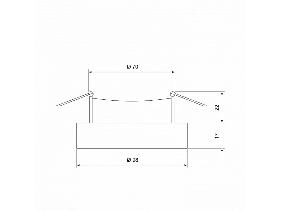 Встраиваемый светильник Elektrostandard 118 MR16 a053349