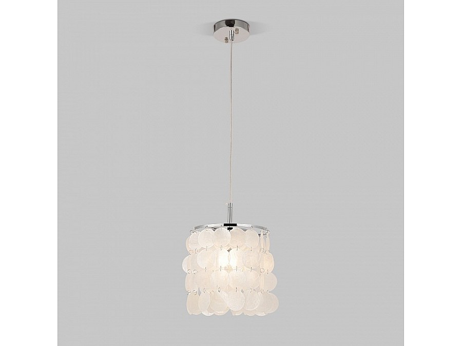 Подвесной светильник Eurosvet Sandra 60185/1 хром/перламутр