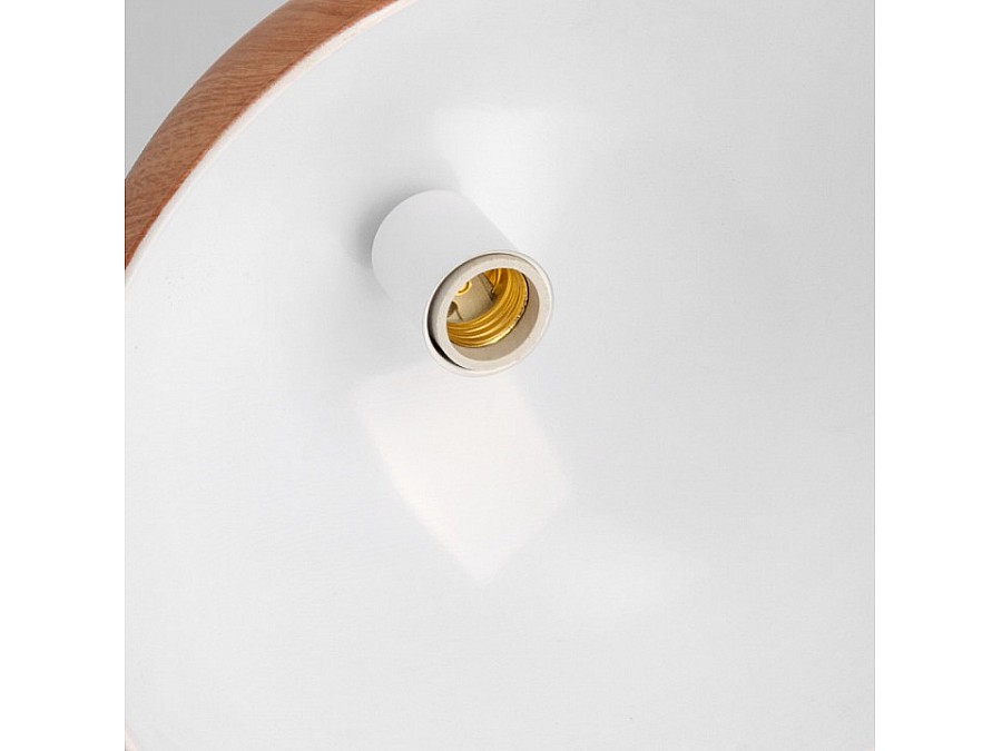 Подвесной светильник Imex MD.5660 MD.5660-1-P-WT+WOOD
