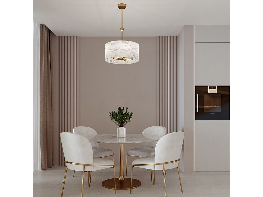 Светильник на штанге Eurosvet Brume 60174/5 латунь