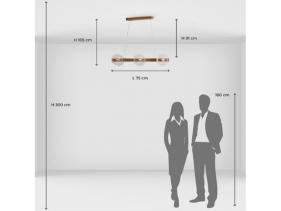 Подвесной светильник DeMarkt Оливия 16 306015006