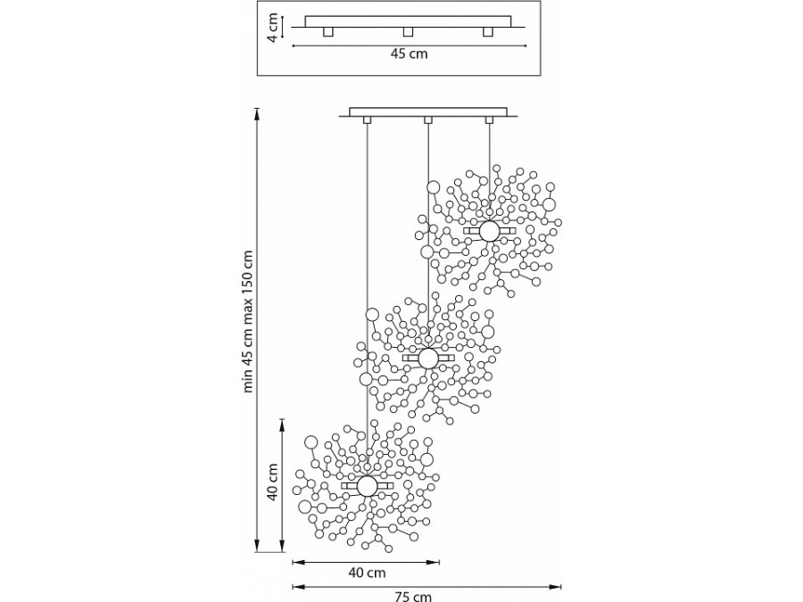 Подвесной светильник Lightstar Extra L3PR721134
