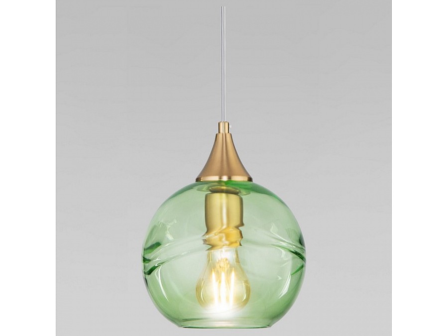 Подвесной светильник Eurosvet Lotus 50221/1 зеленый