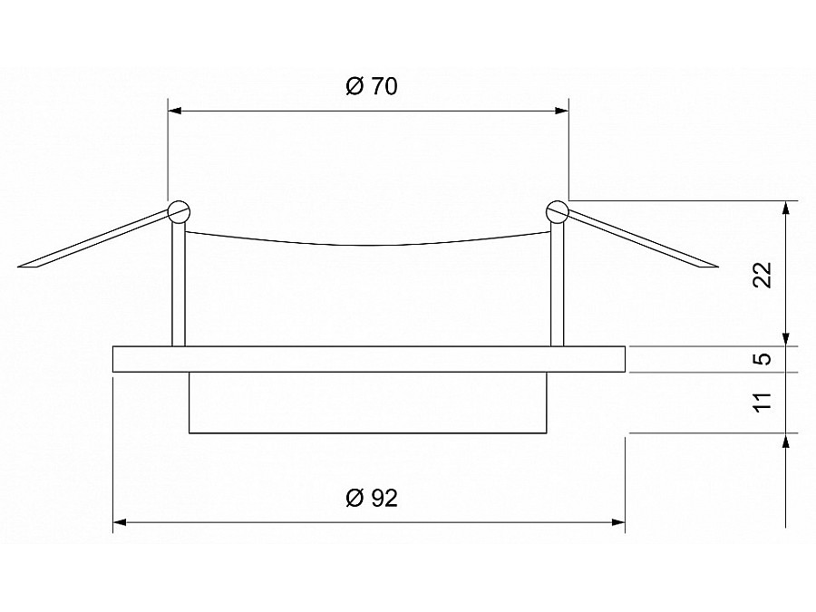 Встраиваемый светильник Elektrostandard 116 MR16 116 MR16