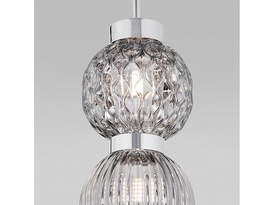 Подвесной светильник Eurosvet Plaza 50186/2 хром