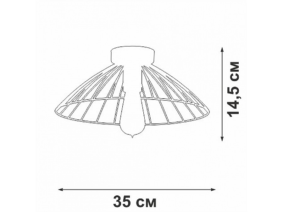 Накладной светильник Vitaluce V3036 V3036-1/1PL