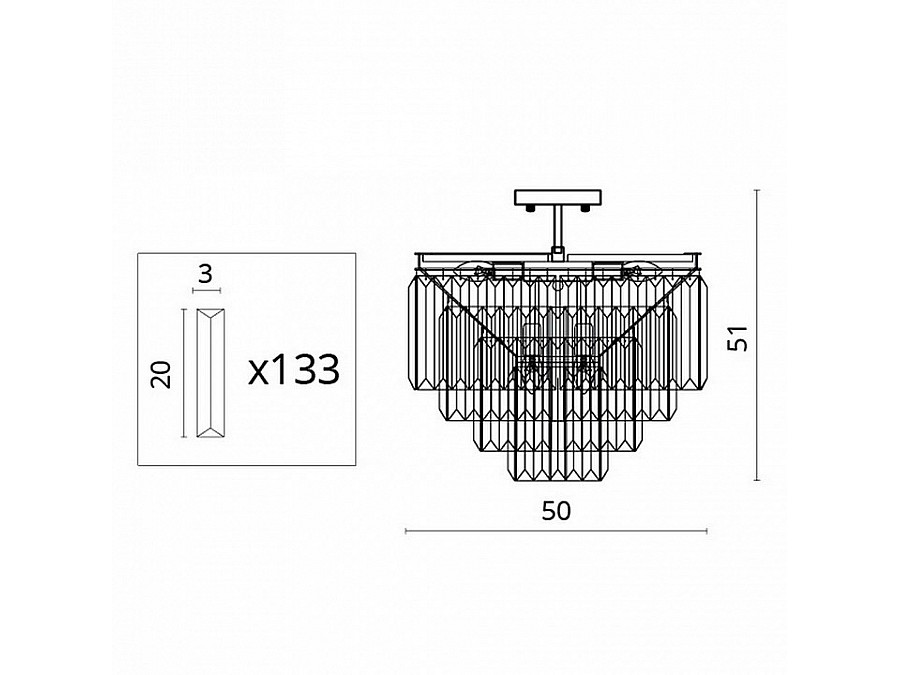 Светильник на штанге Divinare Nova 3001/01 PL-9