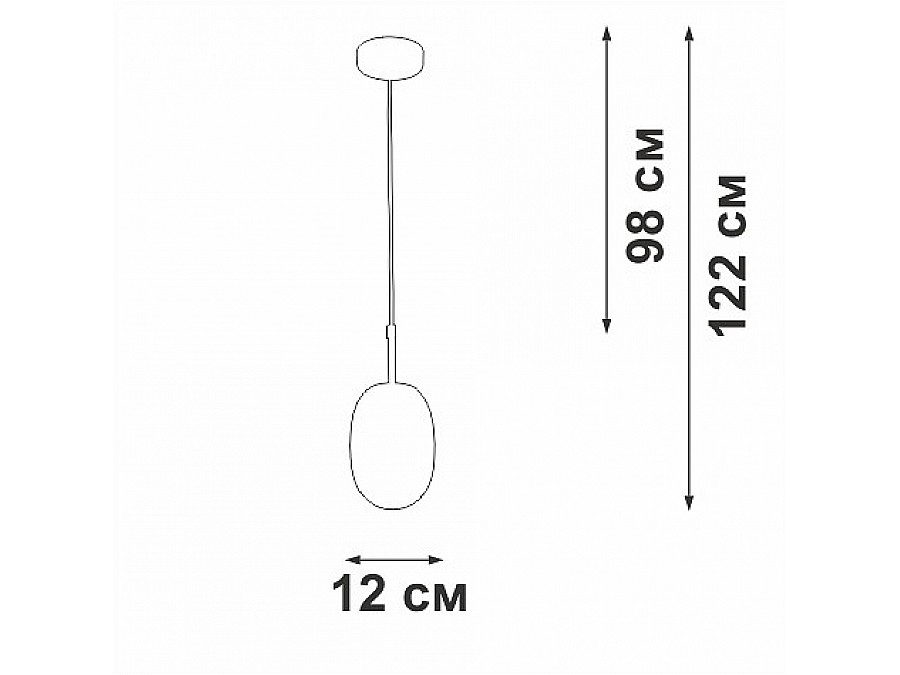 Подвесной светильник Vitaluce V28210 V28210-1/1S