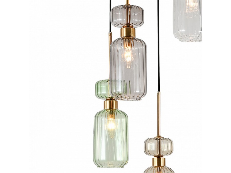 Подвесной светильник Escada GLOSS 1141/5S CL/BG/GN/SM/AM